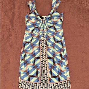 London Style Collection geometric dress, Size Med